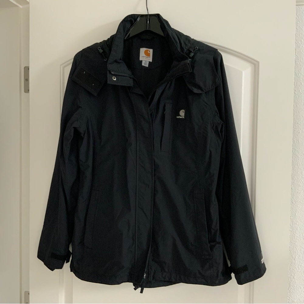 Women’s CARHARTT Black Waterproof Rain Jacket